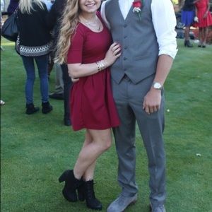 Lush Red Occasion Dress